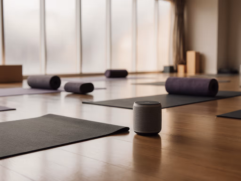 yoga_studio_with_speaker_on_mat